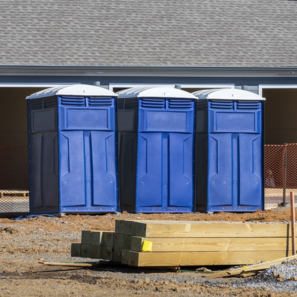 what is the expected delivery and pickup timeframe for the porta potties in Dunes City OR